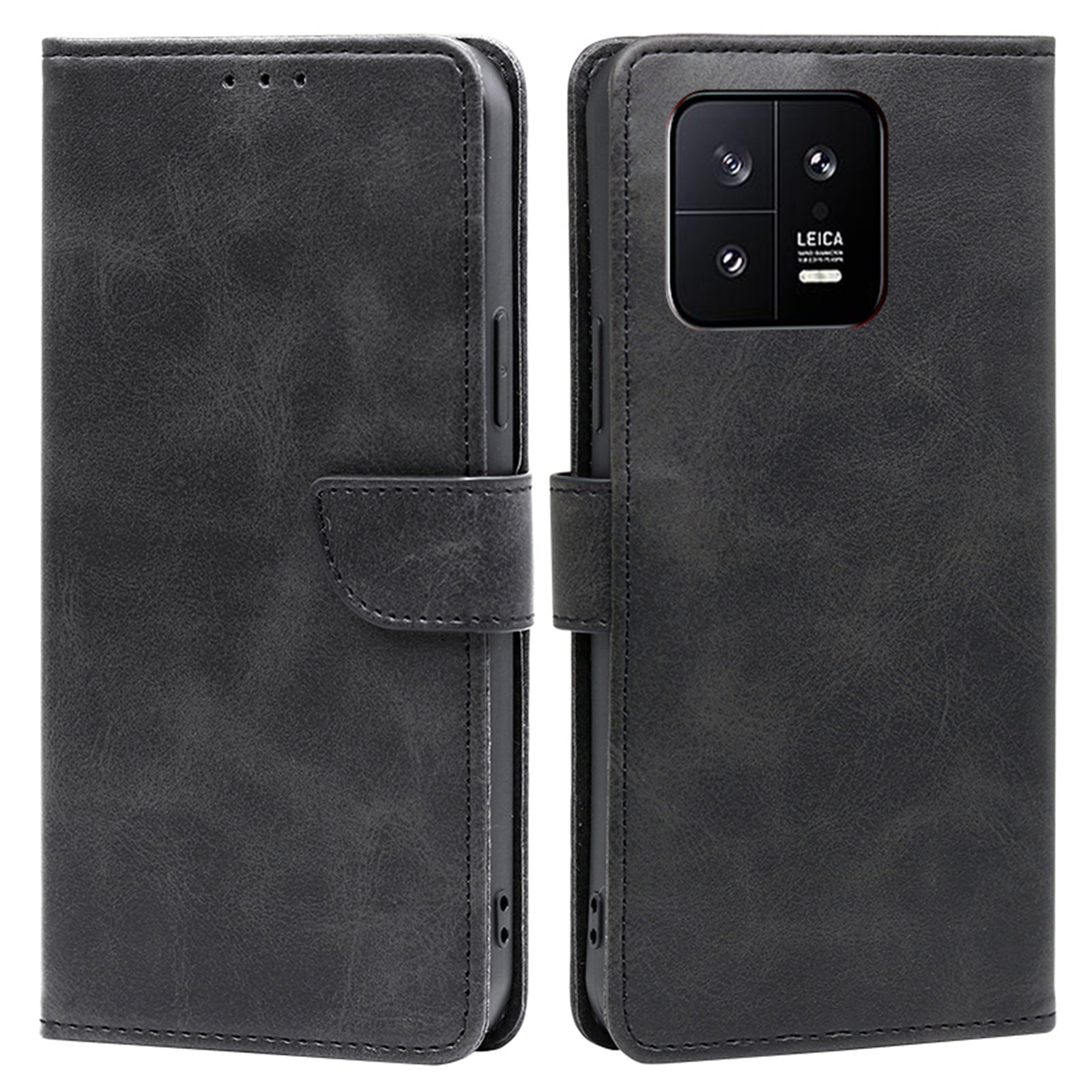 For Xiaomi 13 5G Anti-drop Calf Texture Magnetic Closure Cell Phone Case PU Leather Flip Wallet Stand Full Protection Phone Cover For Xiaomi 13 5G Anti-drop Calf Texture Magnetic Closure Cell Phone Case PU Leather Flip Wallet Stand Full Protection Phone Cover